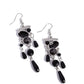 Triumphant Tassel - Black - Paparazzi Earring Image