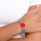 Anchor Alignment - Red - Paparazzi Bracelet Image