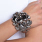 Chic Coronation - Silver - Paparazzi Bracelet Image