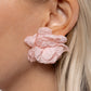 Tulle Twist - Pink - Paparazzi Earring Image