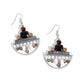 Metropolitan Majesty - Black - Paparazzi Earring Image