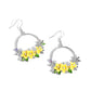 Fairy Freestyle - Yellow - Paparazzi Earring Image