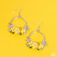 Fairy Freestyle - Yellow - Paparazzi Earring Image