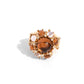 Clear Comfort - Brown - Paparazzi Ring Image