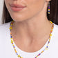 Candyland Craze - Yellow - Paparazzi Necklace Image