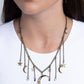 Stellar Selection - Brass - Paparazzi Necklace Image