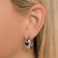 Perfect Point - Pink - Paparazzi Earring Image