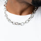 Industrial Imitation - Silver - Paparazzi Necklace Image