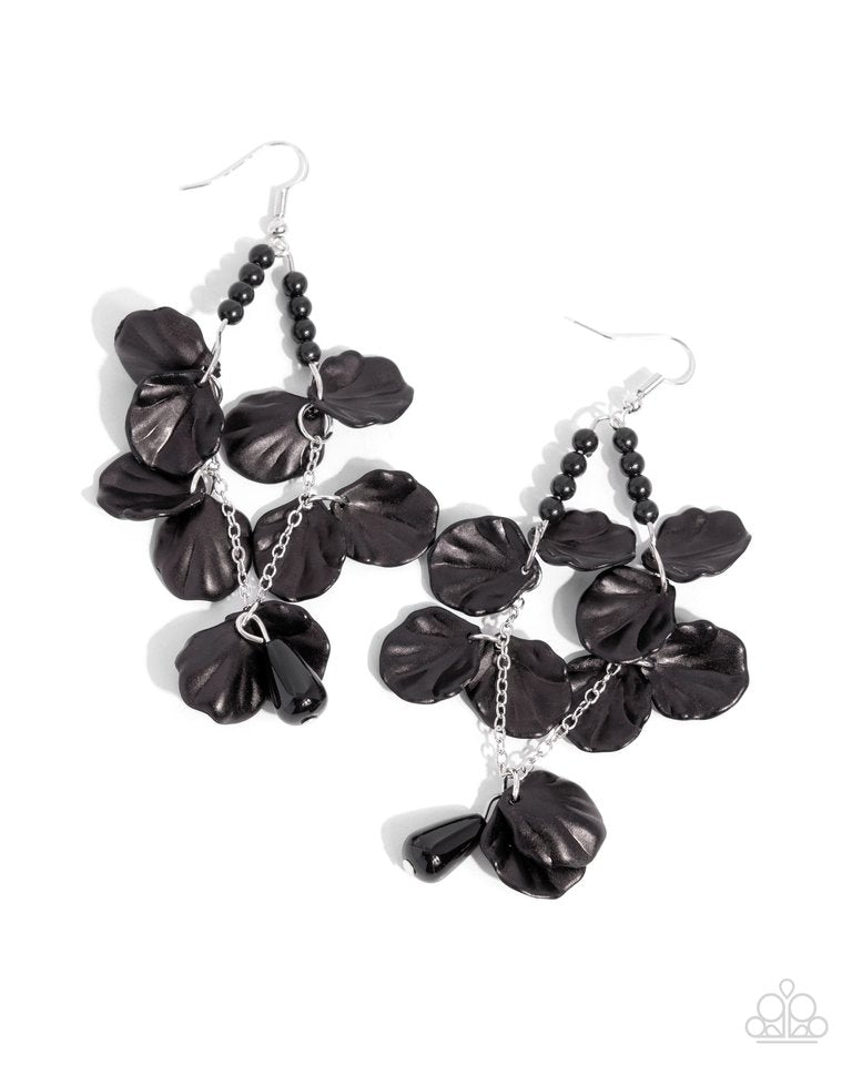 Coastal Century - Black - Paparazzi Earring Image