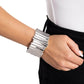 Warped Welding - Silver - Paparazzi Bracelet Image