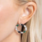 Triangular Talent - Green - Paparazzi Earring Image
