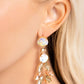 Cascading Cache - Gold - Paparazzi Earring Image