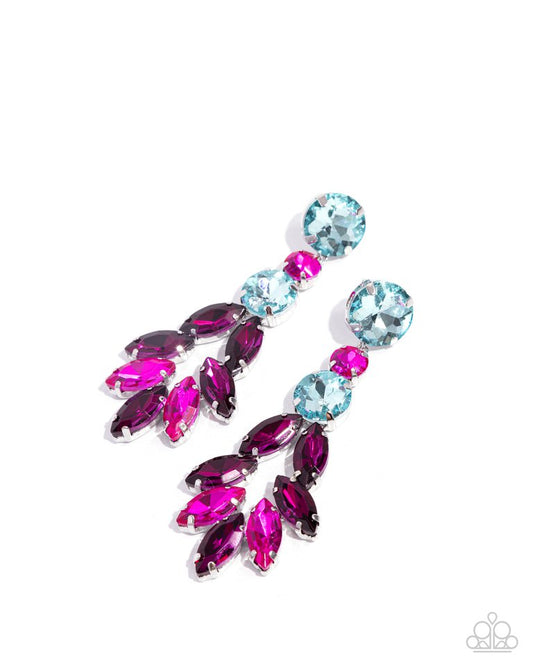 Cascading Cache - Multi - Paparazzi Earring Image