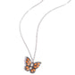 Santa Fe Satisfaction - Orange - Paparazzi Necklace Image