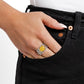 Earthy Embellishment - Yellow - Paparazzi Ring Image