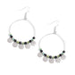 Wistful Waltz - Black - Paparazzi Earring Image