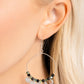 Wistful Waltz - Black - Paparazzi Earring Image