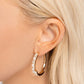 Ritzy Reputation - Gold - Paparazzi Earring Image