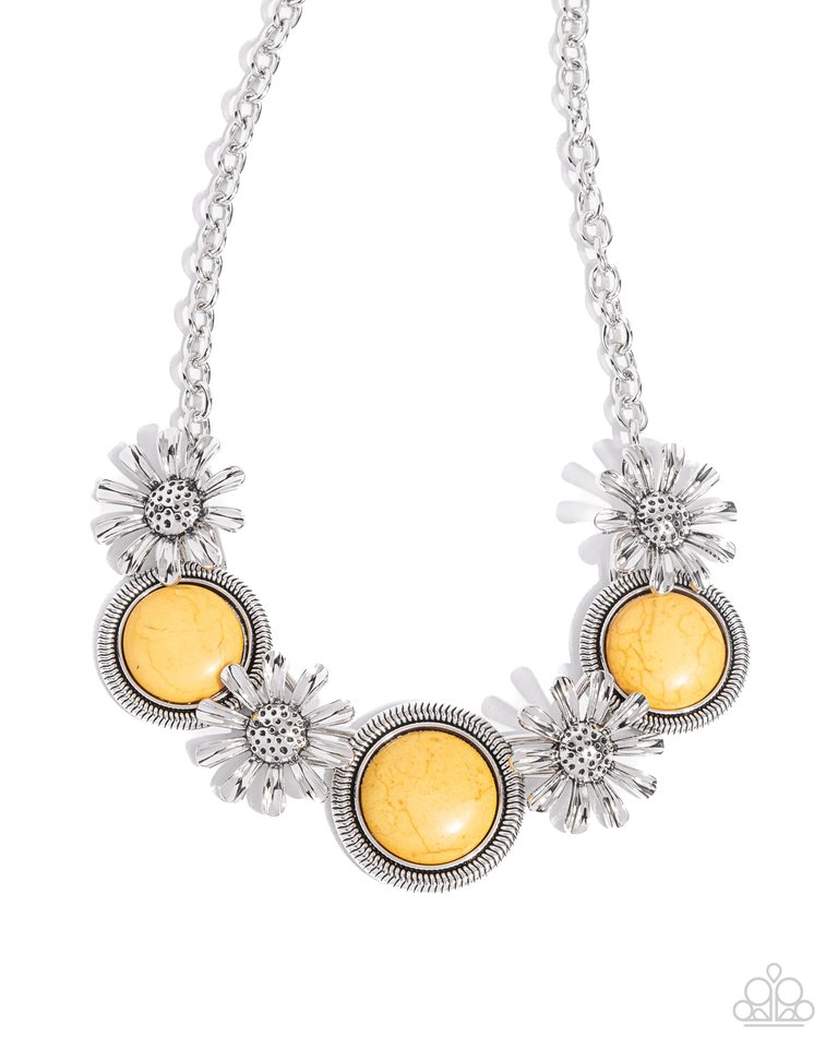 Cowboy Casanova - Yellow - Paparazzi Necklace Image