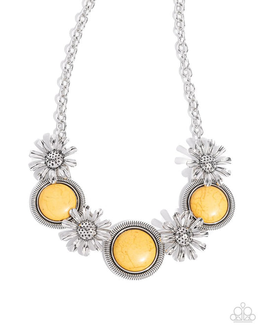 Cowboy Casanova - Yellow - Paparazzi Necklace Image