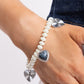 Heart-struck Haven - Silver - Paparazzi Bracelet Image