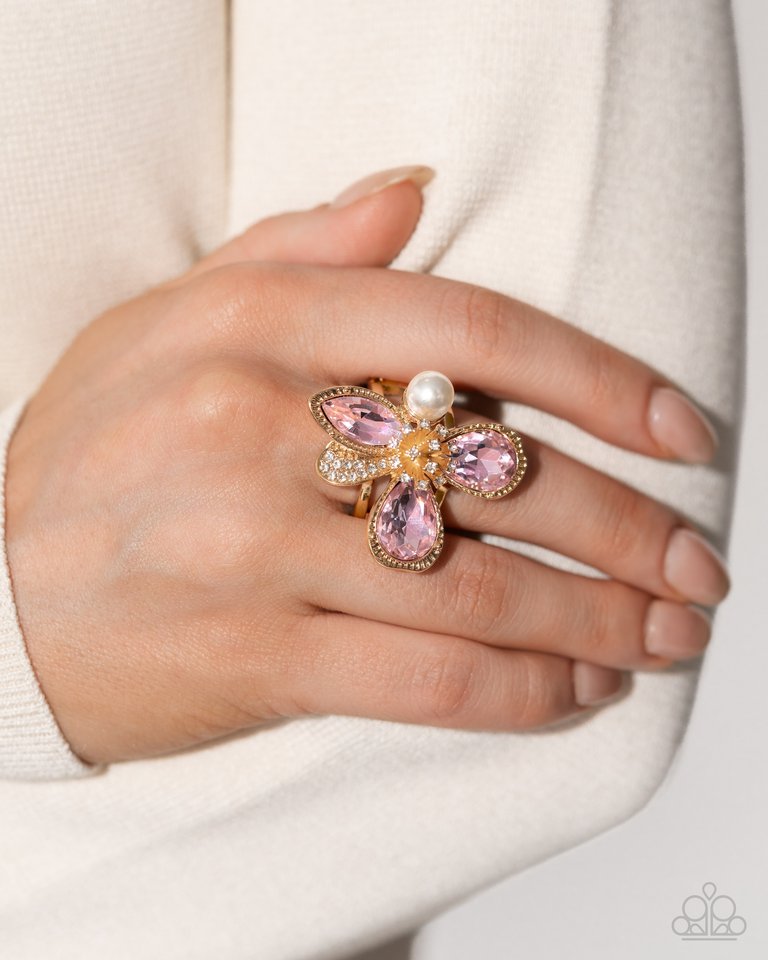 FLORAL Excellence - Pink - Paparazzi Ring Image