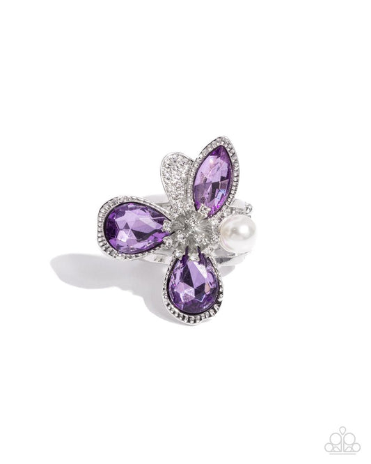 FLORAL Excellence - Purple - Paparazzi Ring Image