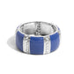 Colored Cameo - Blue - Paparazzi Bracelet Image