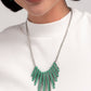 Fashionable Fringe - Green - Paparazzi Necklace Image
