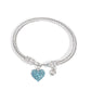 Heart Hour - Blue - Paparazzi Bracelet Image