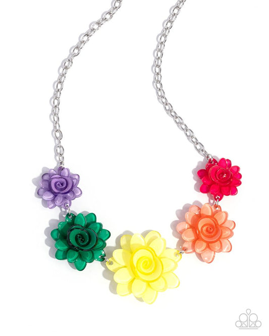 Spring Break Style - Yellow - Paparazzi Necklace Image