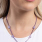 Homecoming Hearts - Purple - Paparazzi Necklace Image