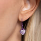 Homecoming Hearts - Purple - Paparazzi Necklace Image