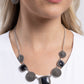 Spiral Sass - Black - Paparazzi Necklace Image