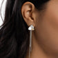 Candescent Class - White - Paparazzi Earring Image