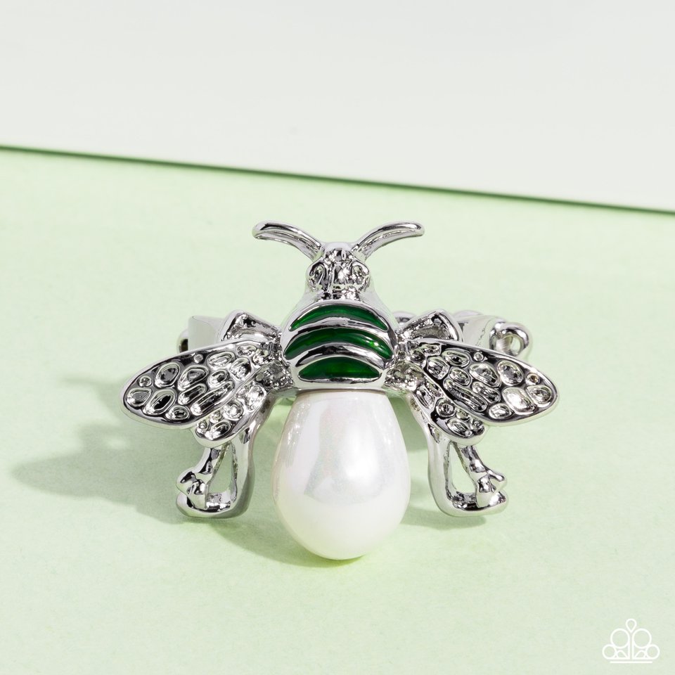 BEE-utiful Bling - Green - Paparazzi Ring Image