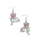 Tulip Tradition - Pink - Paparazzi Earring Image