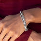 Excessive Empire - White - Paparazzi Bracelet Image