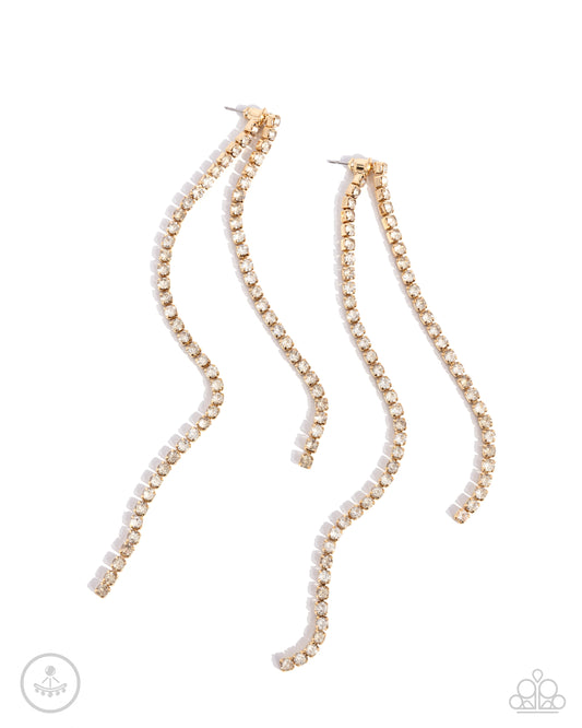 Paparazzi Earring ~ Elevated Elegance - Gold