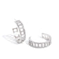 Paparazzi Earring ~ Bridging Brilliance - White