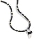 Shark Tooth Statement - Black - Paparazzi Necklace Image