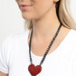 Affectionate Action - Red - Paparazzi Necklace Image