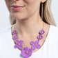 Arranged Aria - Purple - Paparazzi Necklace Image