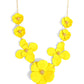 Arranged Aria - Yellow - Paparazzi Necklace Image