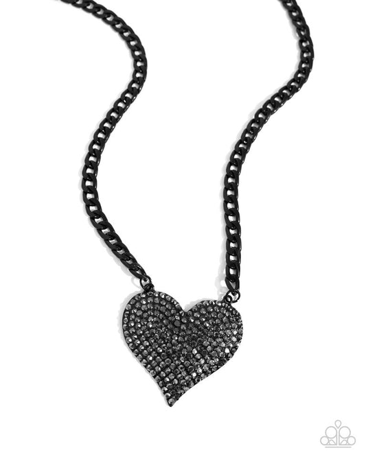 Affectionate Action - Black - Paparazzi Necklace Image