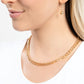 Laidback Layers - Gold - Paparazzi Necklace Image