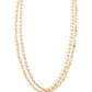 Laidback Layers - Gold - Paparazzi Necklace Image