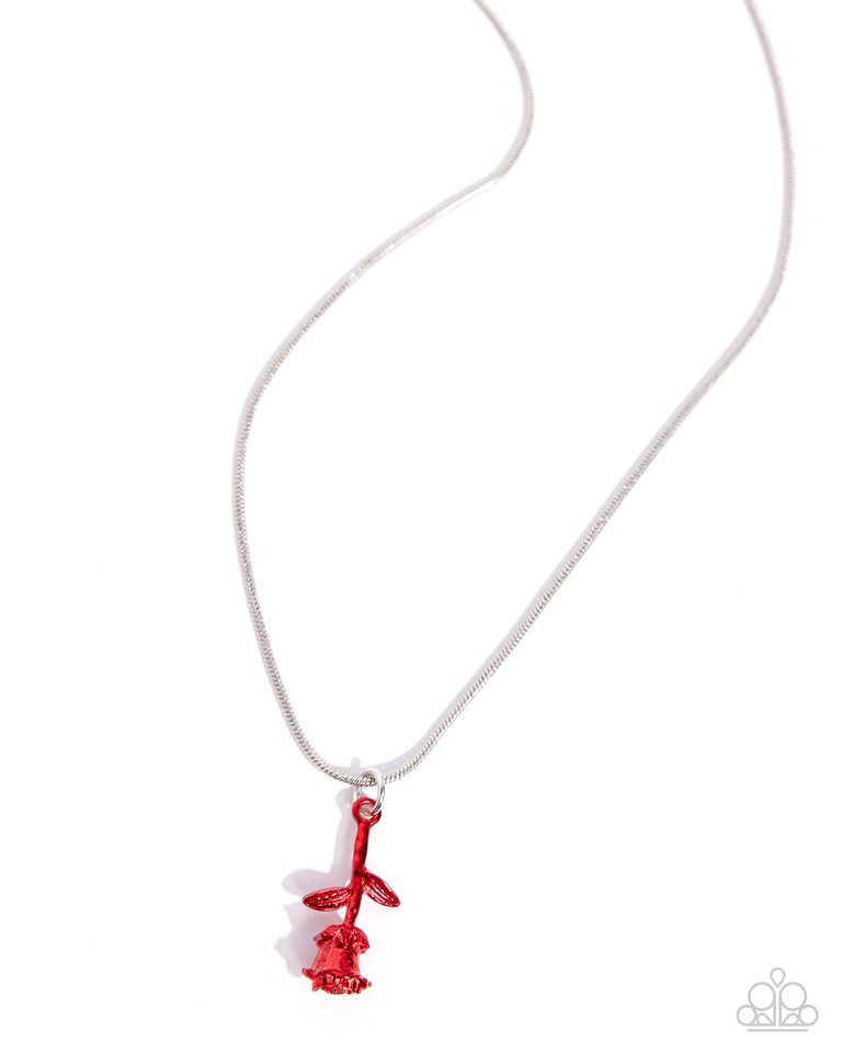 Tippy ROSE - Red - Paparazzi Necklace Image