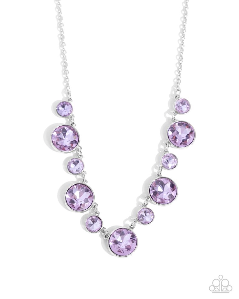 Genteel Gallery - Purple - Paparazzi Necklace Image