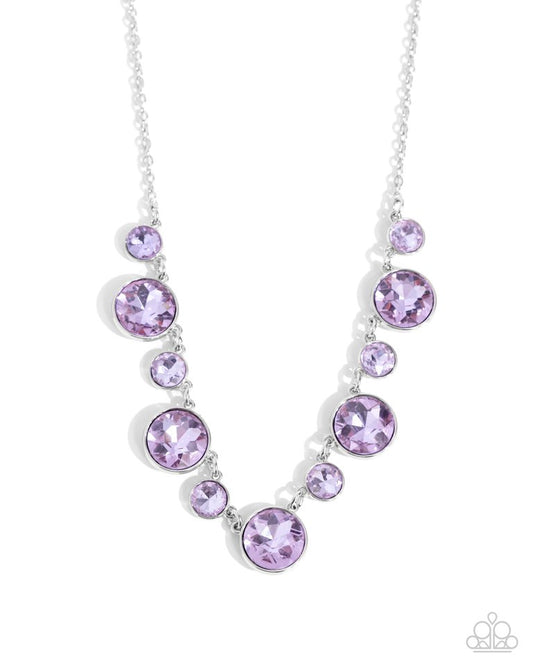 Genteel Gallery - Purple - Paparazzi Necklace Image